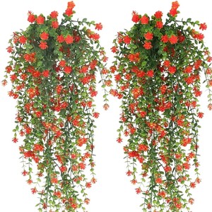 69 Piezas de Flores Artificiales de Eucalipto, Camelia y Rosa, Plantas Artificiales Colgantes, Pothos para Decoración de Sala de Estar - Product Image 5