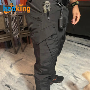 Ehanking erkek çok cep kargo pantolon erkek rahat gevşek açık dayanıklı yırtılmaz kargo pantolon X-4 XL - Product Image 6