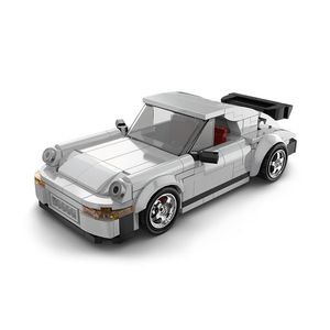 PB PB8816 Nouveau modèle <span class=keywords><strong>de</strong></span> voiture <span class=keywords><strong>grise</strong></span> en briques, jouet éducatif <span class=keywords><strong>de</strong></span> construction DIY pour enfants, idéal comme cadeau - Product Image 1