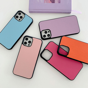 Étui de téléphone portable en Faux cuir PU Lichee végétalien pour iPhone 12 11 <span class=keywords><strong>Pro</strong></span> Max - Product Image 2