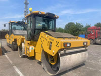 Compacteur vibrant à double tambour XD123, force de vibration élevée, 12 tonnes, pour l'entretien routier