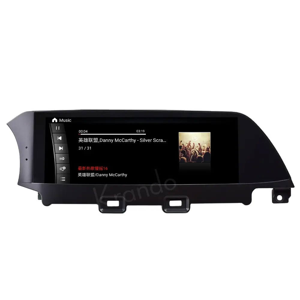 Krando support plein écran HD 4K vidéo lecture DVD de voiture pour Alfa Romeo Stelvio multimédia Carplay Box intégré DSP