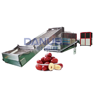 Secador continuo inteligente OEM secado de azufaifo rojo secador de correa de malla de azufaifo de alimentos de alta eficiencia - Product Image 1