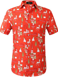 Vente en gros personnalisée – T-shirt de Noël imprimé style américain, taille US, <span class=keywords><strong>prix</strong></span> d'usine pour <span class=keywords><strong>homme</strong></span>, impression 3D Père Noël, manches courtes, mode Noël - Product Image 2