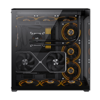 GAMEMAX N71 Mid Tower ATX Gaming Computer Cases & Towers Wholesales Tempered Glass Gaming PC Desktop PC for Cabinet