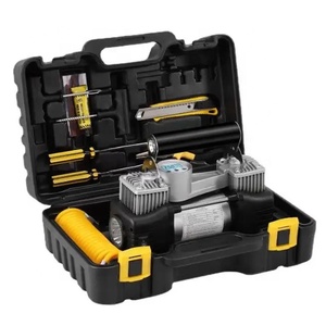 Heavy Duty Hot Double Cylinder <b>12V</b> Portable Tire <b>Pump</b> Hot Double Cylinder <b>12V</b> Portable Tire Tire <b>Pump</b> Ho - Product Image 1