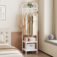 Perchero de pie moderno y duradero para ropa, de esquina, vertical, para sala de estar, con almacenamiento, ecológico y que ahorra espacio, al por mayor