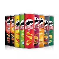 Papas Fritas Pringles con Sabor a Carne Asada al Estilo BBQ, 110 g, Venta al por Mayor