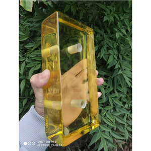 200x100x50mm 단단한 던지기 유리제 벽돌 - Product Image 1