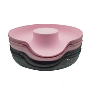 <span class=keywords><strong>Cama</strong></span> para gatos semicerrada para todas las estaciones, cueva al por mayor, <span class=keywords><strong>nido</strong></span> de fieltro en forma de donut, Animal, túnel bonito, juguete para dormir para gatos - Product Image 2