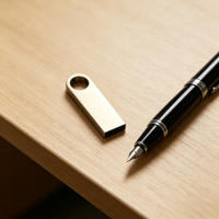 Casing Pelindung U Disk Baru Bahan Aluminium Alloy Warna Pelangi USB 2.0/3.0 Portabel dengan Logo Kustom