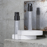 Flacon vaporisateur vide personnalisé 2ml 3ml, petit flacon d'échantillon de parfum, mini flacon de parfum en verre avec pulvérisateur, impression possible