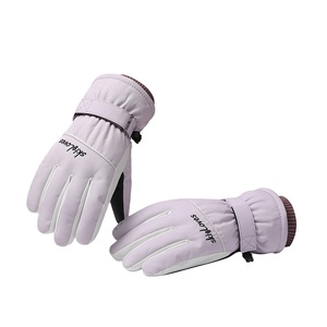 Guantes deportivos para mantener el calor para mujer de invierno-Guantes protectores duraderos para ciclismo impermeables para conducir al aire libre personalizables - Product Image 1
