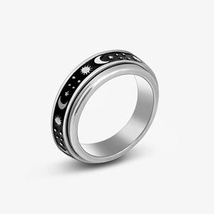 Hot Sale China Wholesale Fidget Roterende Ringen Rvs Chain Spinner <span class=keywords><strong>Ring</strong></span> Voor Mannen - Product Image 3
