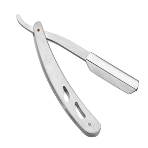 Ciseaux de barbier pliables en acier inoxydable 4Cr13, pour droitiers, avec poignée en caoutchouc, lame tranchante, ciseaux professionnels pour la coiffure en salon - Product Image 5
