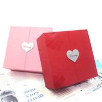 Coffret Cadeau de Bijoux Rose Éternelle Préservée avec 16 Roses, Rouge à Lèvres et Collier – Idéal pour Anniversaire, Saint-Valentin, Fête des Mères 2026