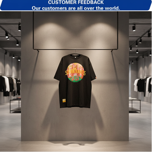 T-shirt Unisex Personalizzabile di Alta Qualità in Cotone 100% Ring Spun, Stile Classico, Personalizza il Tuo Logo Stampato su T-shirt a Collo Tondo - Product Image 2