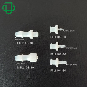 JU Nylon Luer Connector Male Female 1.6-6.4mm Inner Outer <b>Thread</b> Sanitary Grade Fluid Connection - Product Image 4