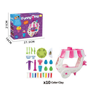 Vente en gros de pâte à <span class=keywords><strong>modeler</strong></span> pour enfants chariot de sorbetière en argile 10 couleurs jouets en pâte à <span class=keywords><strong>modeler</strong></span> - Product Image 1