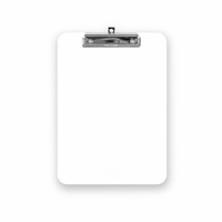 Porte-documents A4 avec clip en plastique, planche d'écriture, porte-menu, porte-fichiers rigide, fournitures de papeterie pour étudiants