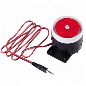 Ban Đầu 12V Cao Decibel Báo Động An Ninh Với Cáp Còi Báo Động Chống Trộm Bảo Vệ Cửa Sừng Nhỏ Buzzer - Product Image 1