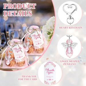 Vente Flash : Porte-clés Cœur en Cristal – Cadeaux de Remerciement pour Mariages, Baby Showers, Baptêmes et Fêtes – Vente en Gros - Product Image 6