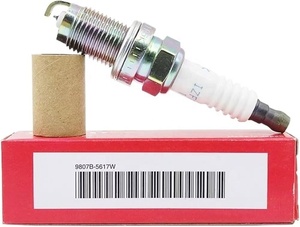 KM PREMIUM AUTO PARTS Bougie d'allumage en platine Iridium 12290-R48-H01 ILZKR7B-11S pour <span class=keywords><strong>HONDA</strong></span> - Product Image 2