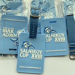 علامة الأمتعة ذات العلامة التجارية المتينة المقاومة للماء ، طباعة مخصصة ، رسالة ترويجية ، علامة أمتعة الطائرات الزرقاء - Product Image 6