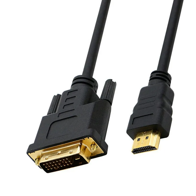 HDMI पुरुष डीवीआई पुरुष केबल 3D 4K करने के लिए 60Hz ओएफसी तार HDTV करने के लिए डीवीआई 24 + 5 महिला वीडियो केबल अनुकूलित