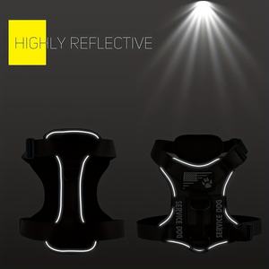 Arnés Reflectante Ajustable y Fácil de Controlar para Perros, con 5 Parches, para Perros Pequeños, Medianos y Grandes - Product Image 3