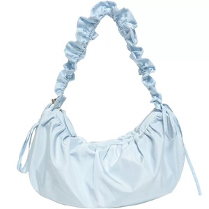 Bolso de Hombro Cruzado Coreano Minimalista con Efecto Fruncido para Mujer, Estilo Coreano Desenfadado, Bolso Tote Tipo Dumpling de Gran Capacidad - Product Image 3