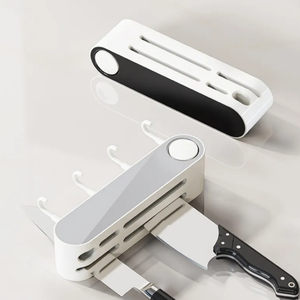 Nuevo estante de almacenamiento de cuchillos de cocina <span class=keywords><strong>Holt</strong></span> de alto valor, herramienta multifuncional montada en la pared hecha de plástico duradero - Product Image 5