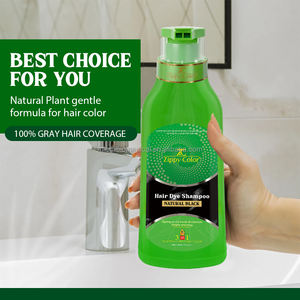 Champú de Coloración Permanente para el Cabello con Extractos de Plantas Naturales y Aceite de Argán, 500 ml, <span class=keywords><strong>Sin</strong></span> Amoníaco, No Deja Manchas en la Piel, Color Duradero - Product Image 3