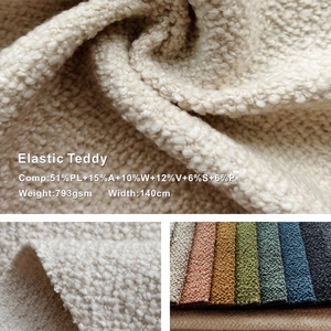 <span class=keywords><strong>Tela</strong></span> de Tapicería de Alta Calidad, Tejida con Hilo Teñido, Mezcla de Lana, Elástica, Tipo Teddy Bouclé, <span class=keywords><strong>para</strong></span> <span class=keywords><strong>Muebles</strong></span> y Sofás - Product Image 2