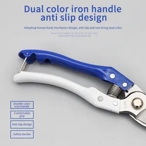 DANMI outils de jardin élagage Branches cisailles arbre fleur coupe coupe poignée en acier ciseaux - Product Image 3