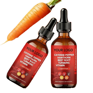 En stock – Complément alimentaire liquide naturel de 60 ml à base d'extrait de curcuma et de piment de Cayenne, enrichi en vitamines K3 et D2, pour le métabolisme - Product Image 1
