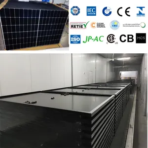 Painéis solares do armazém europeu, 410w, 400w, polonês, preto, módulo solar, estoque, roterdam, armazém pv, módulo solar
