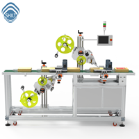Personnalisé professionnel une variété d'étiqueteuse automatique pour carré contient/pot circulaire pour dessus/plateau en métal