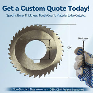 Lâminas personalizadas do HSS do cobalto para cortadores do tubo do <span class=keywords><strong>Orbitalum</strong></span>/ AXXAIR todos os tamanhos disponíveis - Product Image 5