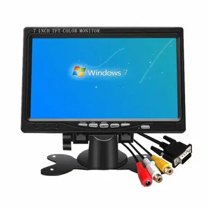 10 inç 1080P HD-MI BNC monitör taşınabilir LCD PC TV stok ticaret Video CCTV bilgisayar için bilgisayar ekranı monitör hoparlör