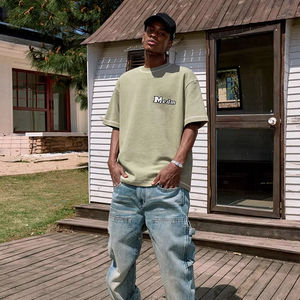 เสื้อยืดแขนสั้นวินเทจพิมพ์ลายดิจิทัลทรงหลวมใส่ได้ทั้งชายและหญิงดีไซน์ลำลองใหม่ฤดูร้อนคุณภาพสูง - Product Image 2