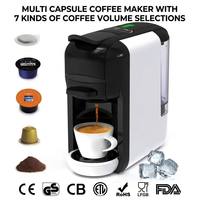 Machine à café expresso multi-capsules fournie par l'usine, compatible avec diverses capsules et poudre de café