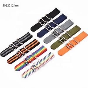 XDH สายรัดข้อมือผ้าอัจฉริยะ,สายนาฬิกาไนลอนสำหรับ Xiaomi Amazfit T-Rex /Ares Apple Watch <span class=keywords><strong>Garmin</strong></span> Fenix6x - Product Image 6