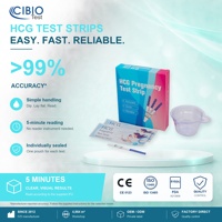 Bandelette de test de grossesse pour clinique, laboratoire, hôpital, domicile, kit de détection de l'hCG dans l'urine des femmes