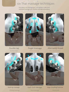 Cadeira massageadora 4d dobrável, rosa, preto, quente, elétrica, gravidade zero, massagem, cadeira, almofada, cadeira, corpo inteiro - Product Image 3