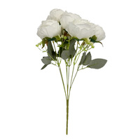Jade Horizon Handgefertigte Seidenrosen-Wanddekoration 50cm Modern Hohe Haltbarkeit Umweltfreundlich Wiederverwendbar Ostern Valentinstag