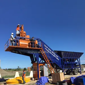 Usine de mélange fixe électrique avancée Mini usine de traitement de béton 60m3/H prête à l'emploi Centrale de mélange de sol stabilisée mobile