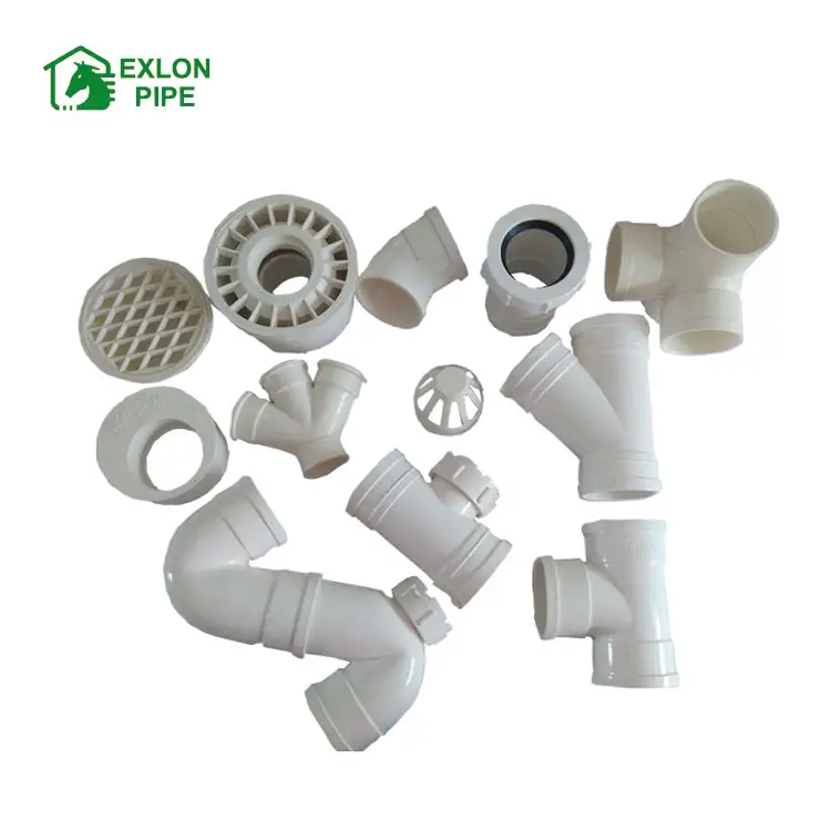 Plastic 90 180 Degre Elbow Cross 3 4 5 Way Pipe Connector Brass Joint Grey Upvc Pvc Pipe Drainage Fitting Names Price