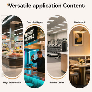 Réfrigérateur commercial Meisda SC35B 35L à température unique, vitrine à double porte en verre, réfrigérateur de présentation avec compresseur - Product Image 6