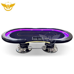 YH Mesa de Póker Texas Hold'em de Lujo Personalizada Mesa de Juego Pokertisch - Product Image 4